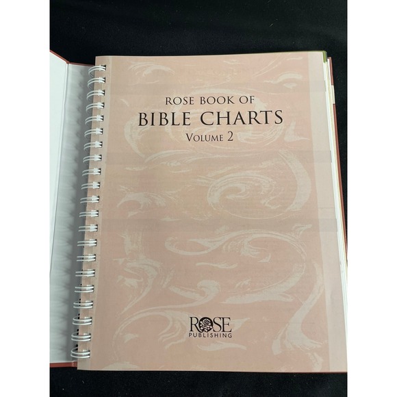 Rose Book of Bible Charts Volume 2 Spiral Bound Hardcover 9781596362758 2022 - Picture 2 of 5